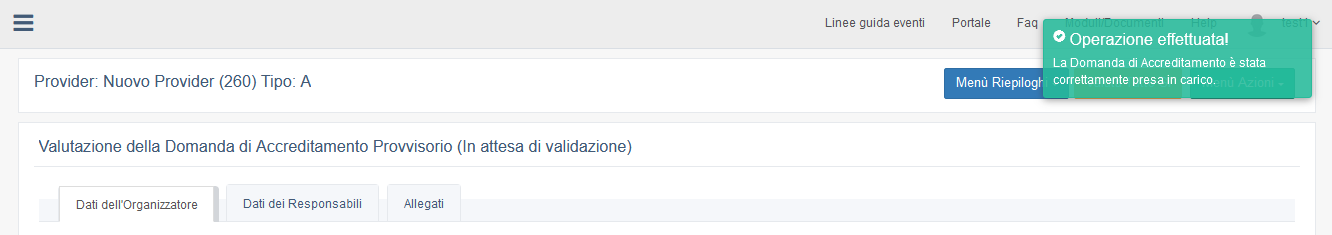 Corretta presa in carico Corretta presa in carico