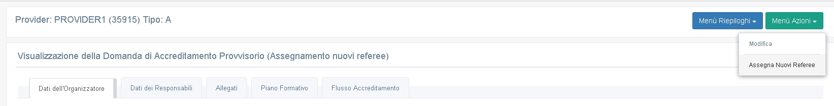Assegna Nuovi Referee Assegna Nuovi Referee