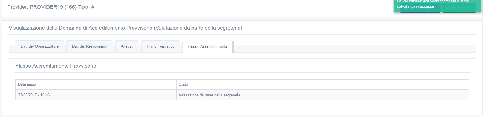 Storia del flusso Storia del flusso