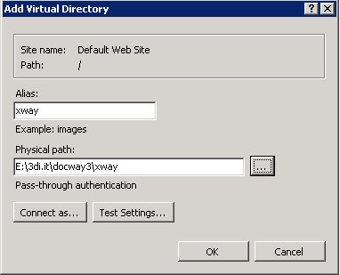 Creazione directory virtuale - UI