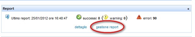 ricerca dei report