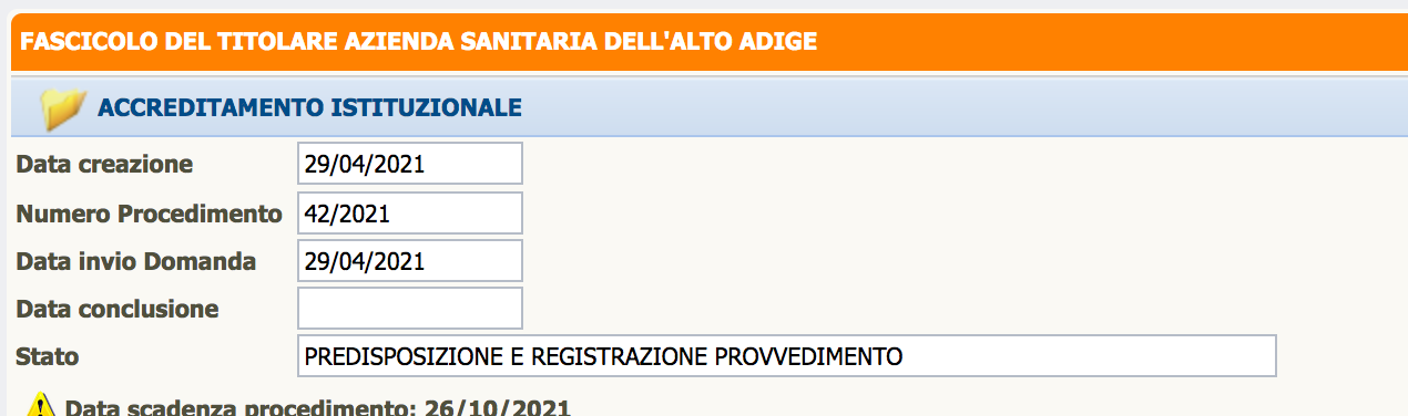 Predisposizione e Registrazione Provvedimento