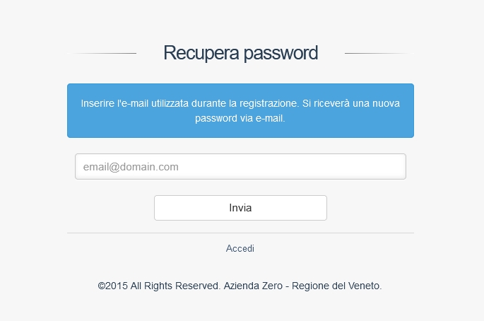 Recupero Password