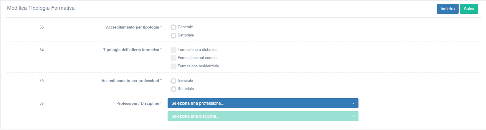 Tipologia formativa