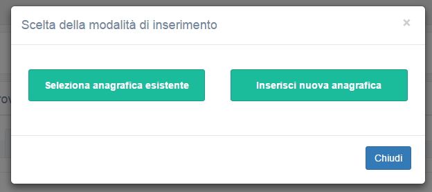 Selezione Anagrafica
