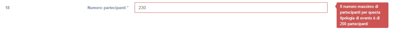 Controllo numero partecipanti