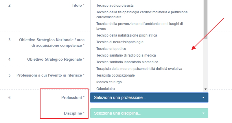 Professioni