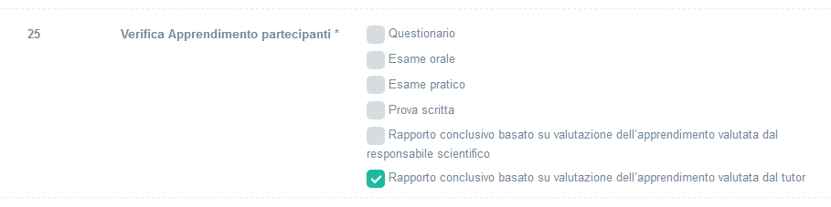 Verifica apprendimento