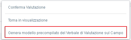 Genera pdf valutazione