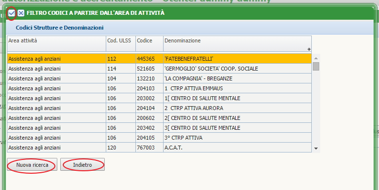 Area di attività