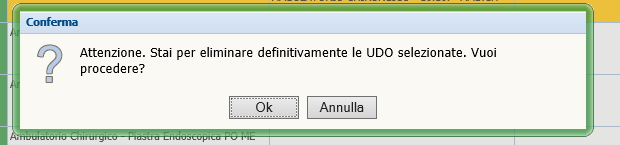Conferma cancellazione UDO