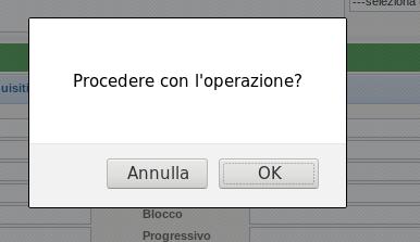 Conferma operazione copia autovalutazione