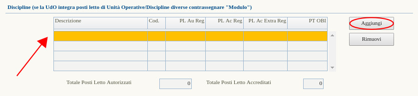 Selezione Discipline