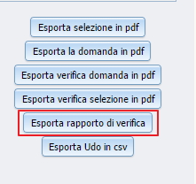 Esporta rapporto di verifica