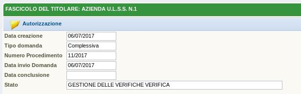 Stato gestione delle verifiche