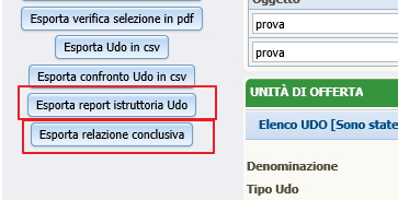 Relazione conclusiva