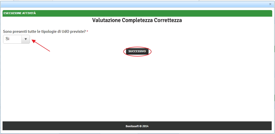 Valutazione Completezza/Correttezza Accreditamento