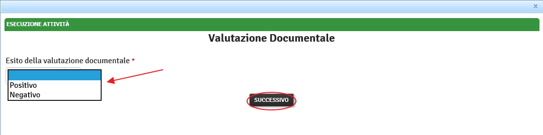 Valutazione documentale