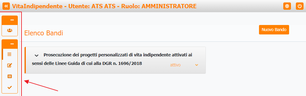 Riduzione menu laterale 2