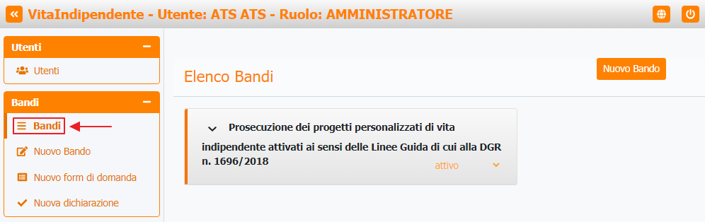 Elenco bandi