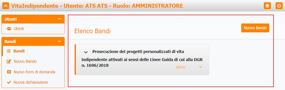Elenco bandi