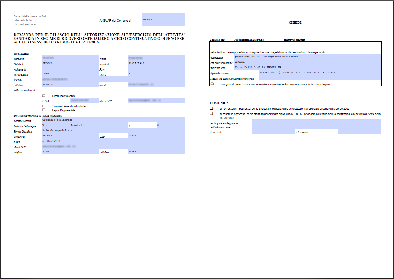 Visualizzazione Modello per Compilazione e Firma digitale Presentazione Domanda Pt1 Visualizzazione Modello per Compilazione e Firma digitale Presentazione Domanda Pt1
