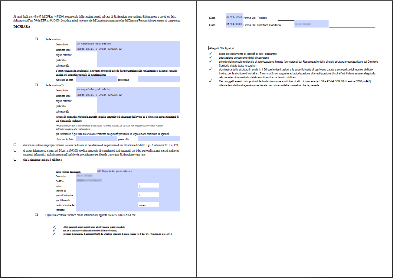Visualizzazione Modello per Compilazione e Firma digitale Presentazione Domanda Pt2 Visualizzazione Modello per Compilazione e Firma digitale Presentazione Domanda Pt2