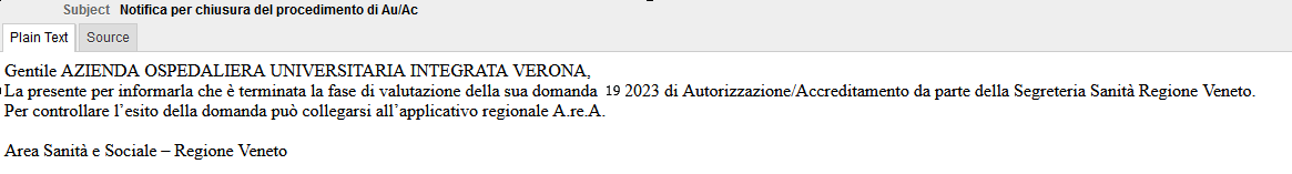  conclusione registrazione provvedimento