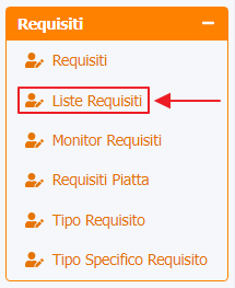 Voce Liste Requisiti