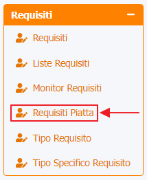 Voce Requisiti Piatta