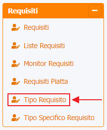 Voce Tipo Requisito