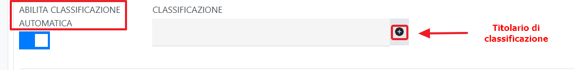 abilita classificazione automatica  abilita classificazione automatica